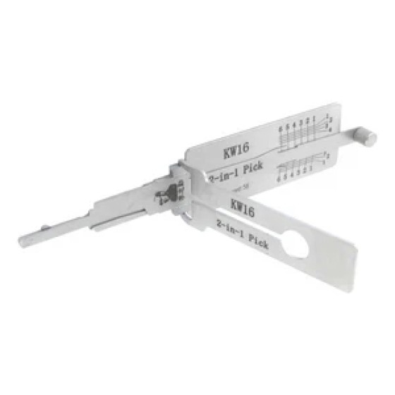 Original Lishi 2-In-1 Pick and Decoder KW16